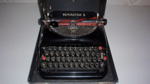 Vintage Remington 5 Portable Typewriter