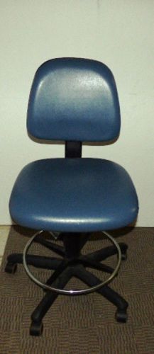 CHARVAZ DAUPHIN 1318 MEDIUM HEIGHT LT BLUE STOOL PRE-OWNED