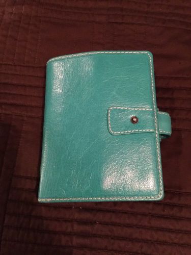 Pocket Aqua Malden Filofax - Excellent Condition