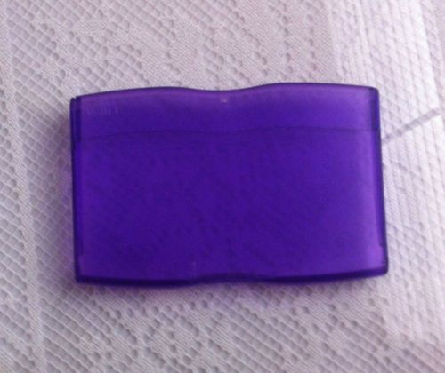 Purple Business Card Holder