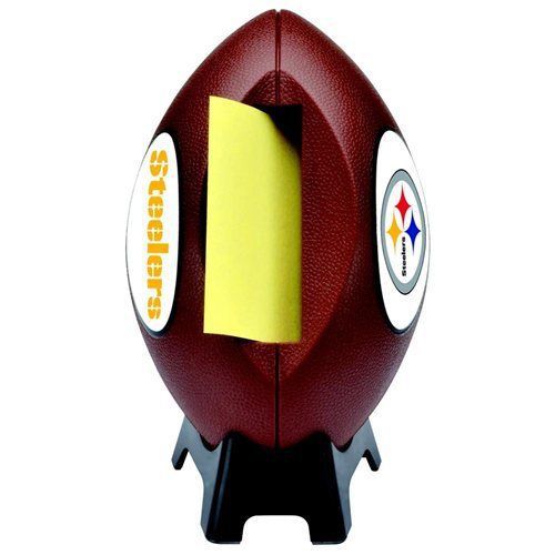 Post-it nfl pittsburgh steelers football note dispenser, 3 x 3 inches for sale