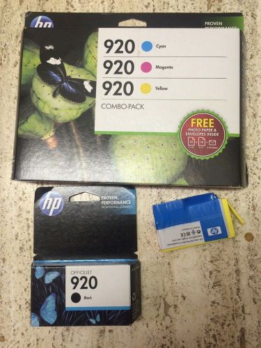 ORIGINAL UNOPENED HP 920 Combo Pack Ink Cartridge Cyan Magenta Yellow