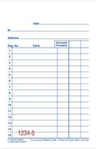 Sales Book 2-Part Carbon Interleaved 3/Pack