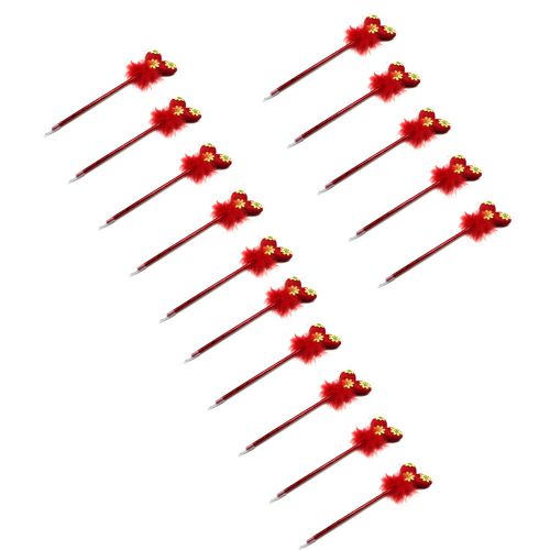 15 Lot Red Core Ballpoint Pen Cute Creative Ball Point Pen Gift