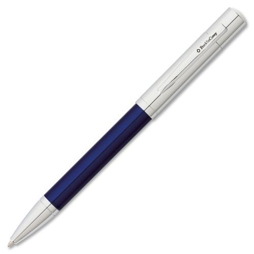 Cross Greenwich Ballpoint Pen - Blue, Chrome Barrel - 1 Each