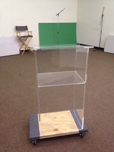 acrylic podium