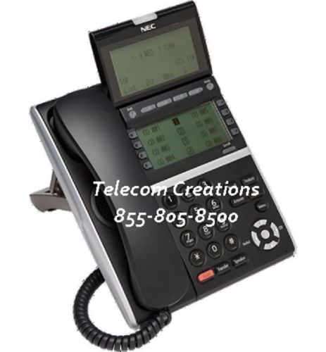 NEC ITZ-8LDG-3(BK) TEL DT830G IP Desi-Less Gigabit Endpoint Black Phone ~ 660018