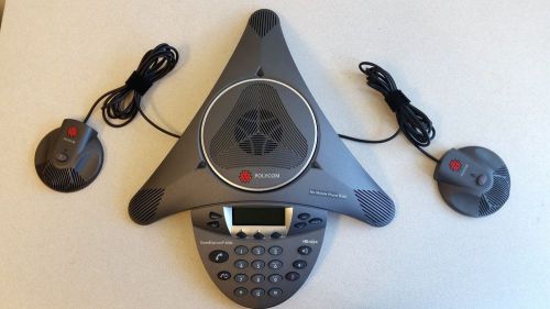 Polycom SoundStation IP 6000 2201-15600-001 Conference Telephone w/ 2 Mic