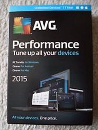 Avg performance pc tuneup utilities 2015 3pc / 1yr for sale