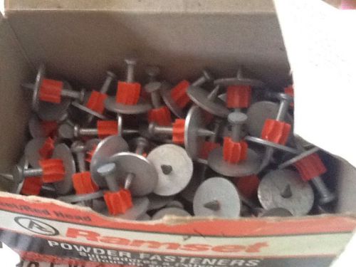 Ramset 1&#034; Powder Fasteners 2 opened boxes Quantity 170-plus