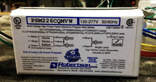 Robertson  multi voltage  high power start  ballast 120/277V PSM226CQMVW