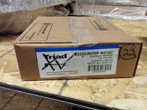 UNIVERSAL B232IUNVHP-N ELECTRONIC BALLAST FOR 2 F32T8 LAMP 120/277V (Box Of 10)