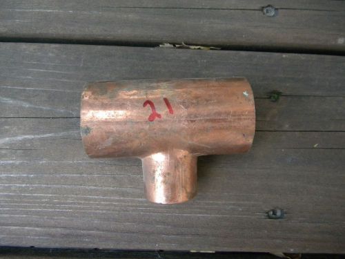 1 pc 1 1/2&#034;  x  1 1/2&#034;  x 1&#034; Copper Tee