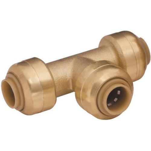 Cash acme u358lfa sharkbite brass push tee-1/4&#034;x1/4&#034;x1/4&#034; tee for sale