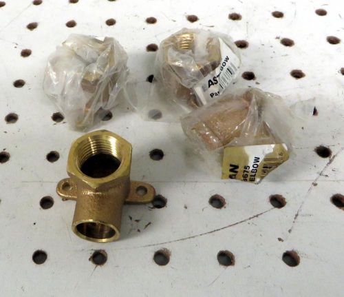 1/2&#034; 90 Degree Drop Ear Elbow Brass  48675 Eastman