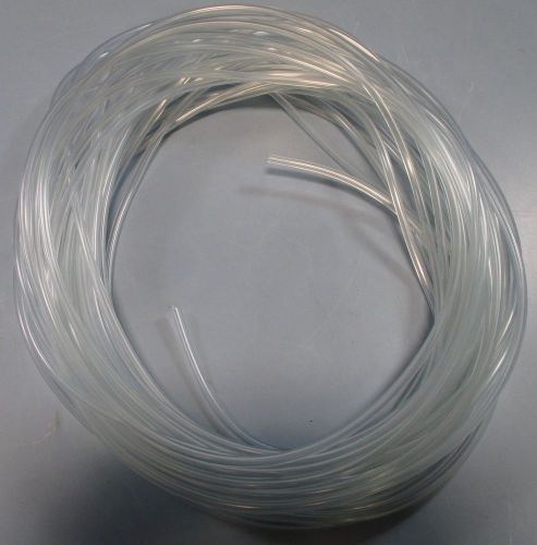 100ft Clear Flex Tubing 1/4&#034; OD &amp; 1/8&#034; ID New