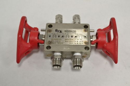 THERMO MVA3210 MVA3000 3 6000PSI PNEUMATIC VALVE BODY MANIFOLD B215653