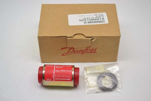 NEW DANFOSS NRVA15/20 AMMONIA 1/2 IN STEEL HORIZONTAL LIFT CHECK VALVE B370718