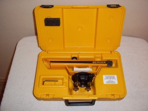 BERGER INSTRUMENT 135 TRANSIT LEVEL SURVEY CASE