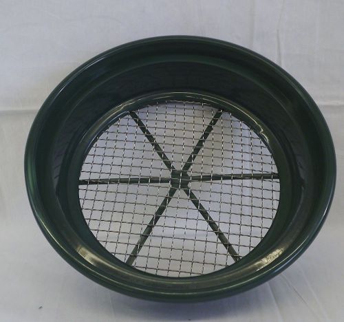 New Gold Panning Gold Pan Mining Sifting Pan With 1/2&#034; Mesh Net 13 1/4&#034; Round