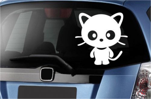 2X Funny Vinyl Sticker Decal Car Trcuk Bumper Laptop &#034;Beautiful Cat&#034; FAC - 62