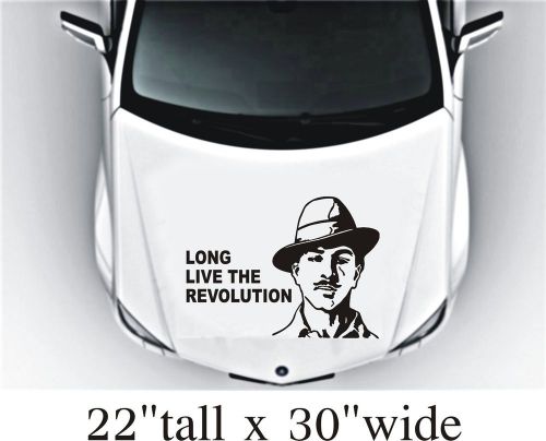 2X Bhagat Singh Funny Car Truck Bumper Vinyl Sticker Decal Art Gift -1955