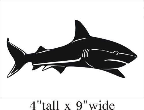 2X Fish Silhouette Funny Car Truck Bumper Vinyl Sticker Decal Decor Art -1808