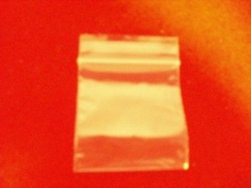 100 ziplock 3 x 3 small  plastic jewelry bags 2 mil