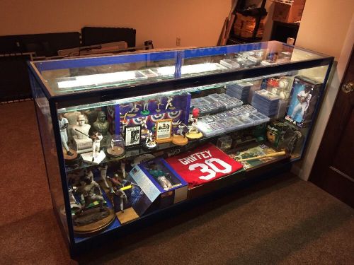 Large Beautiful Hobby Retail Blue Showcase 70&#034;L x 20&#034;W X 38&#034;H- Philadelphia