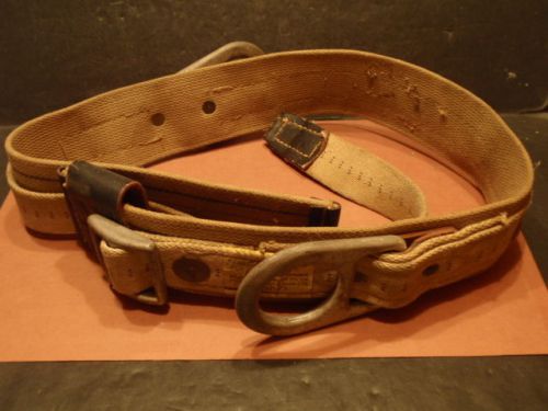 VINTAGE MINE SAFETY APPLIANCES COMPANY ARBORIST/LINEMAN&#039;S BELT....