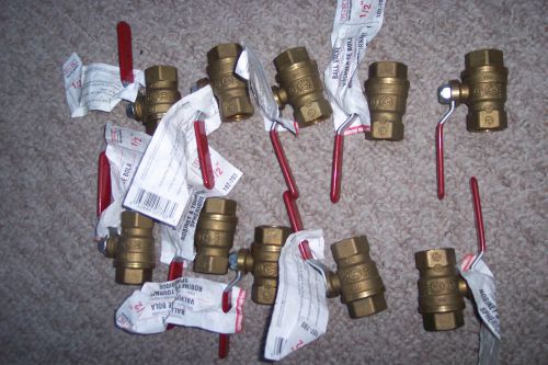 B&amp;K Ball Valve NEW (10) 1/2&#034;  150wsp-600Wog- 400Psi--107-703