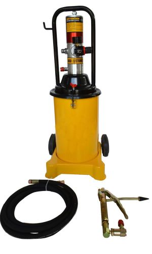 Professional grease gun pneumatic compressed air grease gun mobile 12 l capacity for sale