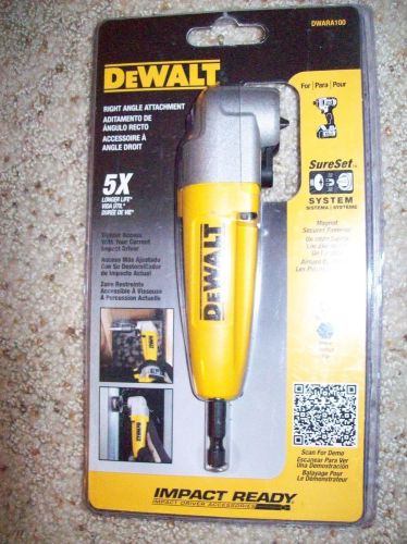 Dewalt dwara100 right angle attachment   *** new*** for sale