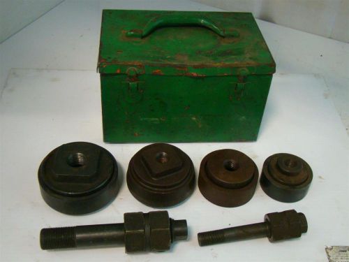 Greenlee Knockout Punch Set  3-1/2, 3, 2-1/2, 2&#034; 500-4652