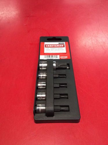 Craftsman 5-Pc Tamper-Proof Torx Bit Socket Set Model # 942616