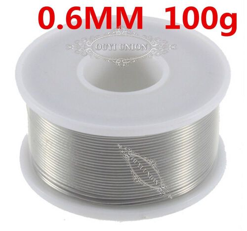 1pcsx 63/37 tin/lead rosin core solder wire 0.6mm 100g flux welding iron reel for sale