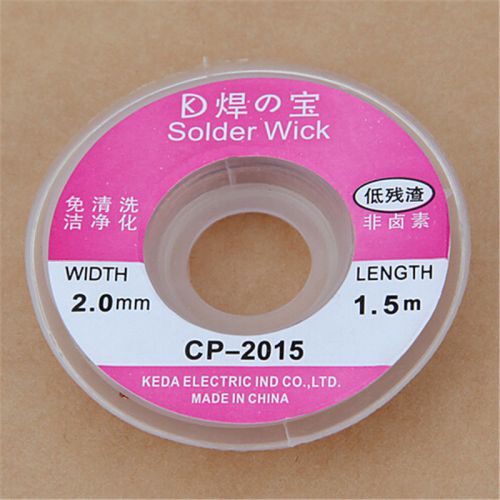 Practical 100% Brand New Useful Desoldering Braid Solder Remover Wick CP-2015