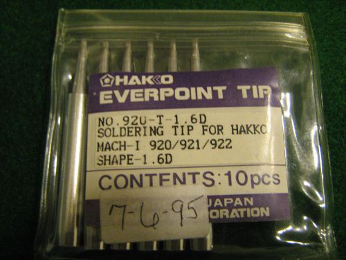 Hakko soldering tip 920-t-1.6d nos japan made origin hakko for 920/921/922 new for sale
