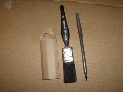 3 E &amp; J FLAT PAINT BRUSHES 1&#034; ~NEW~