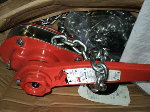 DAYTON HOIST LEVER CHAIN , 6600 lb CAPACITY ., LIFT 10 ft.