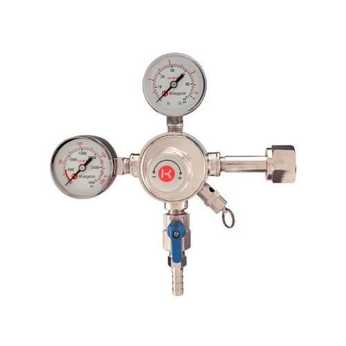 Kegco premium pro series dual gauge co2 draft beer regulator new for sale