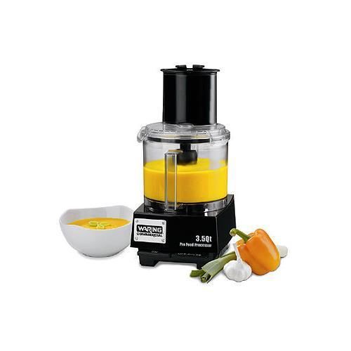 Waring Commercial WFP14S Batch Bowl Food Processor w LiquiLock Seal System 3.5qt