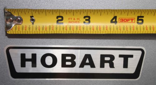 5 1/4&#034; Hobart Vinyl Logo Decal