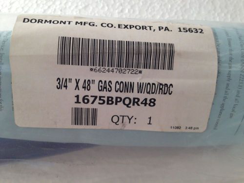 Dormont 3/4&#034; x 48&#034; Gas Connector 1675BPQR48