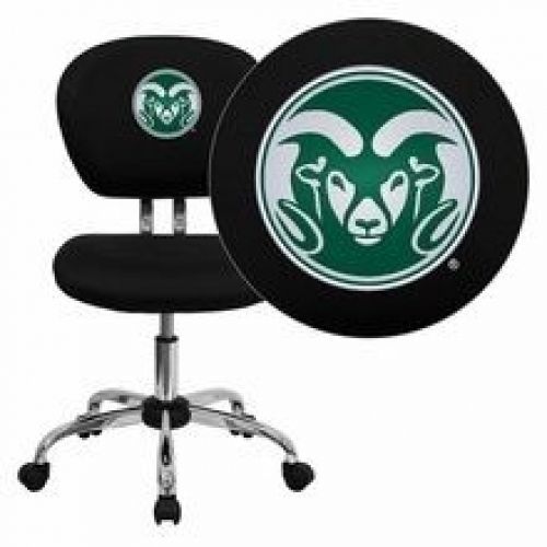 Flash Furniture H-2376-F-BK-40011-EMB-GG Colorado State University Rams Embroide