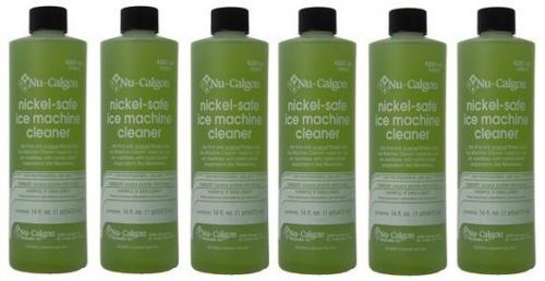 6-Lot Nu-Calgon 4287-34 Nickel-Safe Ice Machine Cleaner - New OEM