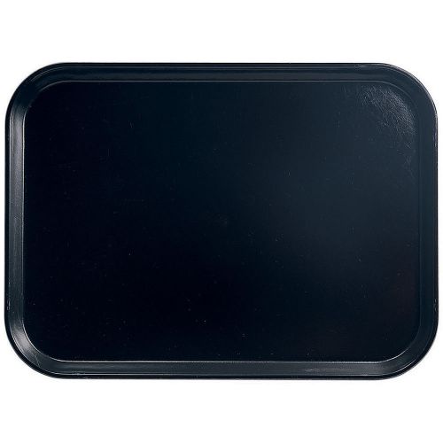 CAMBRO 14&#034; X 18&#034; FOOD TRAYS, FIBERGLASS, 12PK BLACK 1418-110