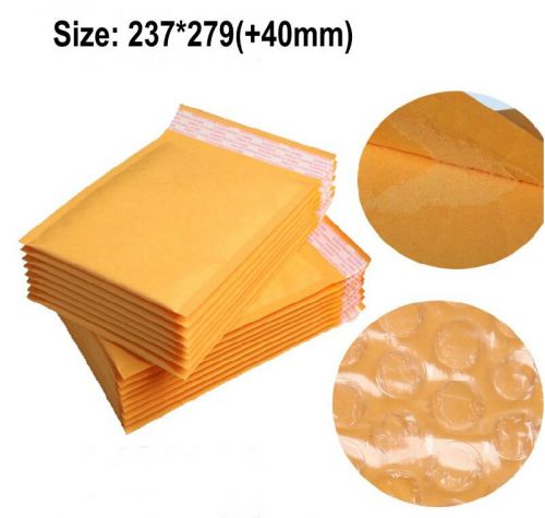 20pcs 237*279mm kraft bubble mailers padded mailing envelope bag shipping supply for sale