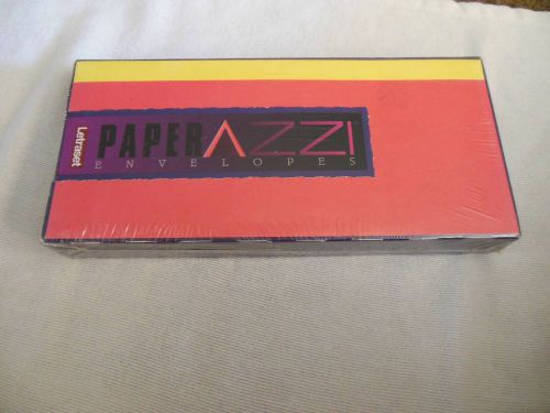 NIB Paperazzi Envelopes ~ Bright Mutli Color Legal Size Envelopes 50 Pack