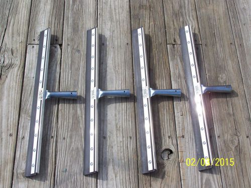 4 NEW O - CEDAR 24&#034; INDUSTRIAL HEAVY DUTY STRAIGHT FLOOR SQUEEGEES